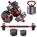 Kit Dumbbell Halter Ajustável Academia Musculação 10kg Para Braço Costa Peitoral Treino exercicio