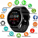 Relógio inteligente SmartWatch IP67 monitor freqüência cardíaca Tela TFT Lembrete de Chamadas