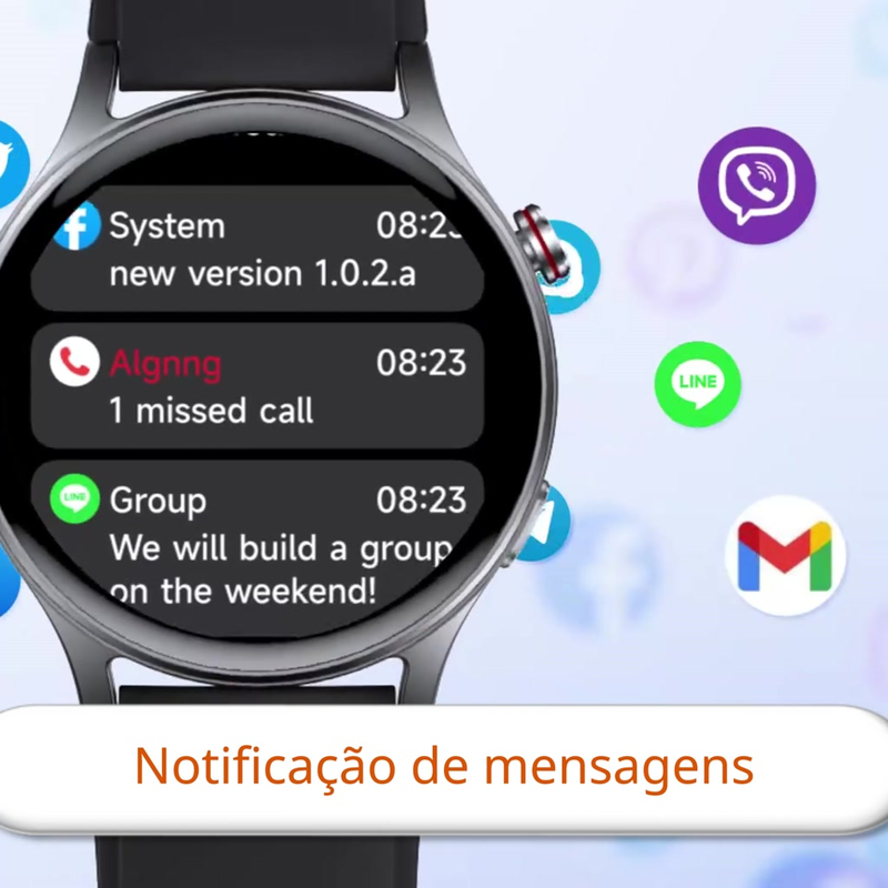 relógio Smartwatch feminino watch3pro relógio inteligente esporte Nfc Android iOS