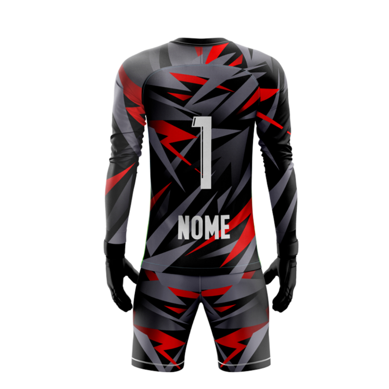 Uniforme Kit Camiseta e Calção Jogador Goleiro Futebol Conjunto Kit Dry Futsal
