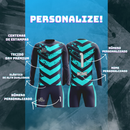 Uniforme Kit Camiseta e Calção Jogador Goleiro Futebol Conjunto Kit Dry Futsal