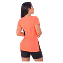 Blusa Dry Fit Long Line Feminina Tampa Bumbum Para Academia Fitness Poliamida