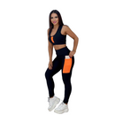 Conjunto para Academia Feminino Fitness Top e Calça com Bolso Legging