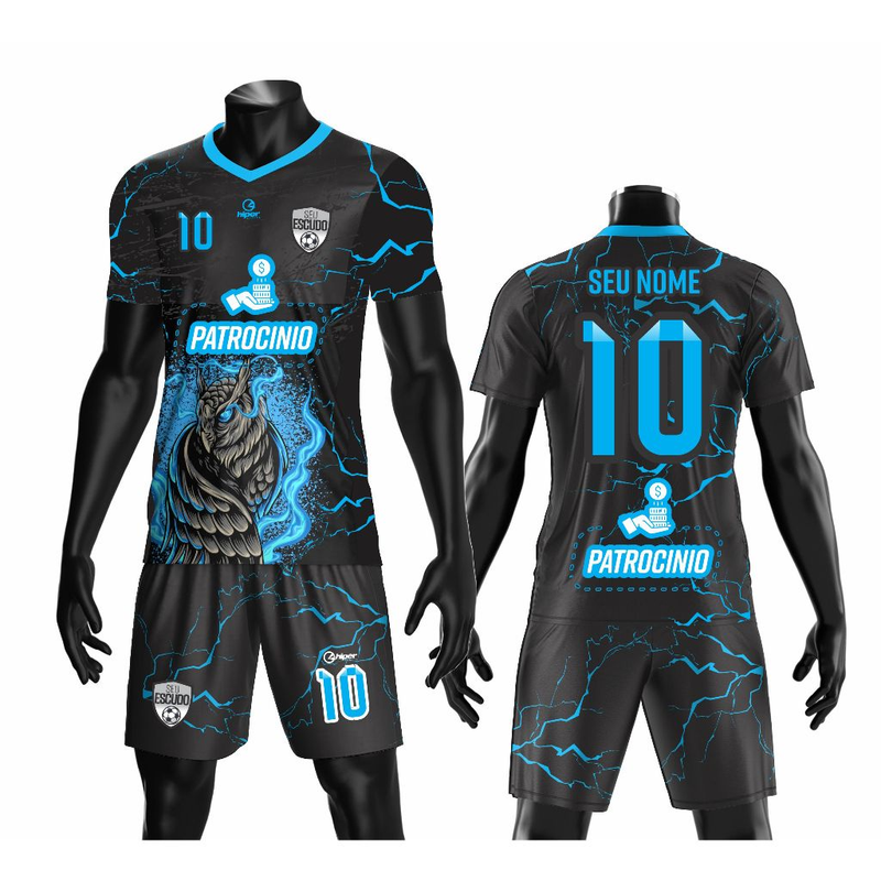 Kit Completo 12 Camisas + 12 Calções Personalizados