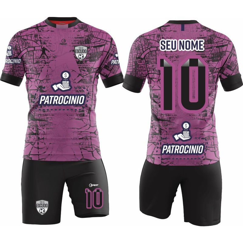 Kit Completo 12 Camisas + 12 Calções Personalizados