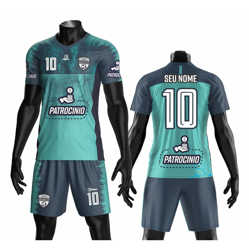Kit Completo 12 Camisas + 12 Calções Personalizados