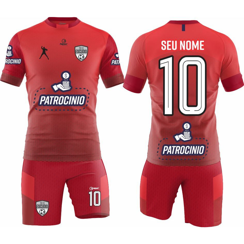 Kit Completo 12 Camisas + 12 Calções Personalizados