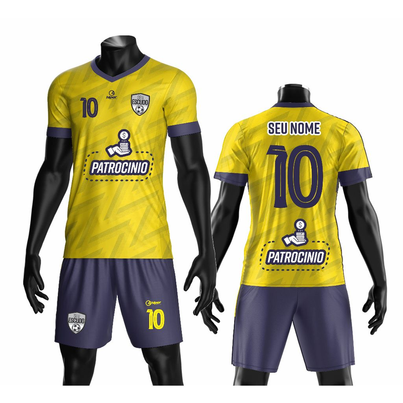 Kit Completo 12 Camisas + 12 Calções Personalizados