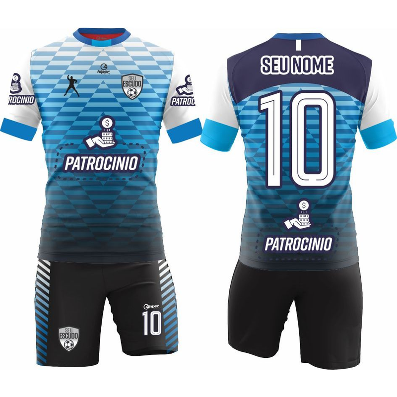 Kit Completo 12 Camisas + 12 Calções Personalizados