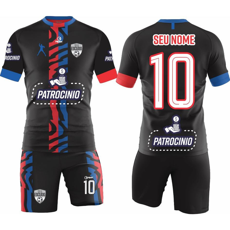 Kit Completo 12 Camisas + 12 Calções Personalizados