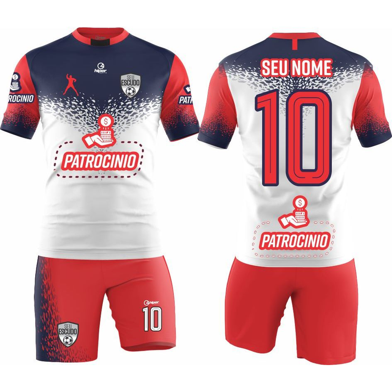 Kit Completo 12 Camisas + 12 Calções Personalizados
