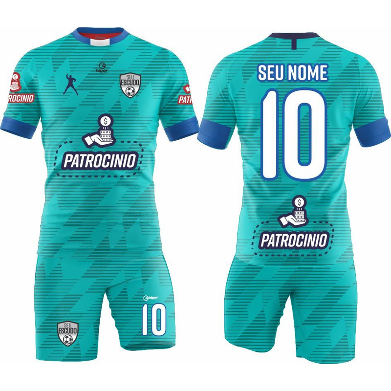 Kit Completo 12 Camisas + 12 Calções Personalizados