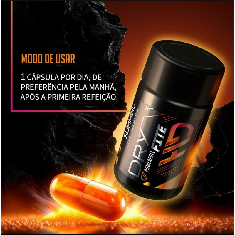 Dry Fite HD - 30 Cps - Dry Powerfull Fite HD - 1 pote Original com Nota Fiscal