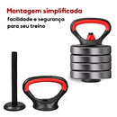 Kit Dumbbell Halter Ajustável Academia Musculação 10kg Para Braço Costa Peitoral Treino exercicio