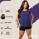Kit 3 Camiseta Academia Feminina Dry Fit Treino Blusa Caminhada Treino Musculação