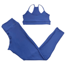 Conjunto Fitness Top + Legging Canelado com Bolso