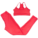 Conjunto Fitness Top + Legging Canelado com Bolso