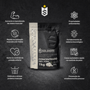 Whey Protein Concentrado 1kg 100% Importado Soldiers Nutrition Suplemento Proteína Muscular