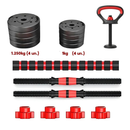 Kit Dumbbell Halter Ajustável Academia Musculação 10kg Para Braço Costa Peitoral Treino exercicio