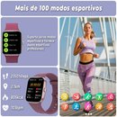 FILIEKEU Smartwatch Chamada Bluetooth Esportes Fitness Pulseira Pressão Arterial Relógio Inteligente