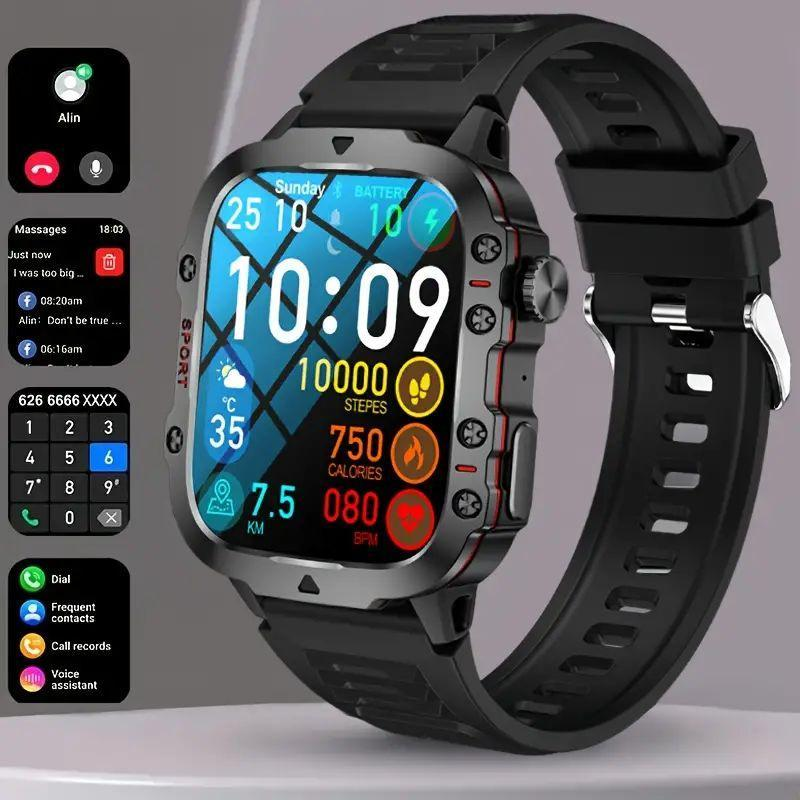 Smartwatch masculinos Bluetooth Call Esportes Fitness