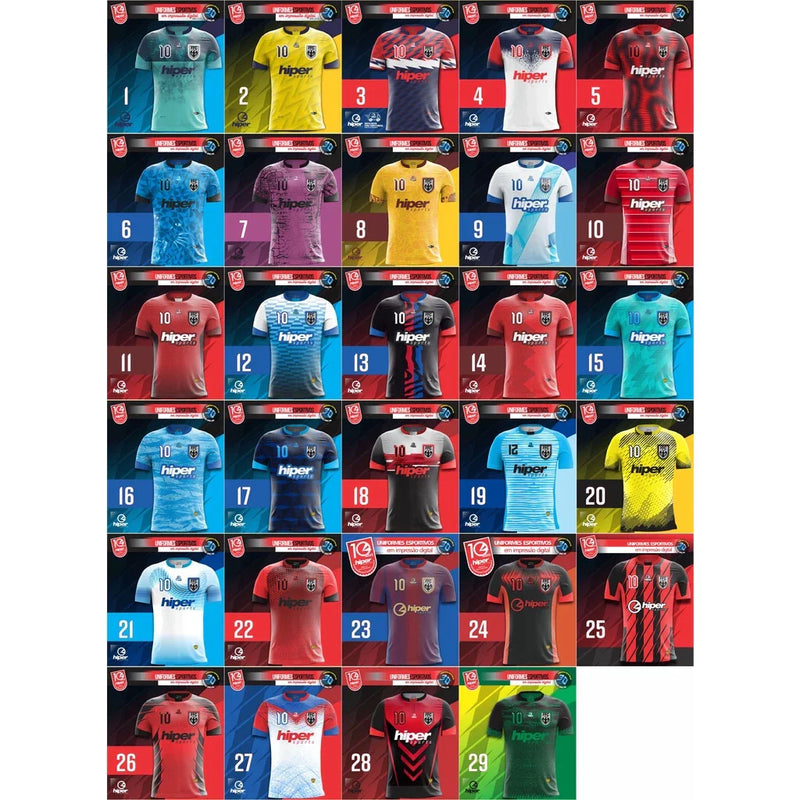 Camisas De Jogo Uniforme Futebol 15 Peças (só Camisetas) Dri Fit Personalizado