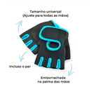 Luva Ciclismo meio dedo Feminina E Masculina ,luva de Musculação Academia Antiderrapante