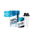 Kit Whey Protein + Creatina 300g + Coqueteleira